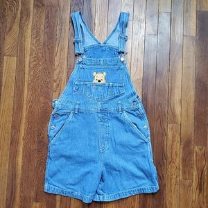 Vintage Winnie the Pooh Overall Shorts